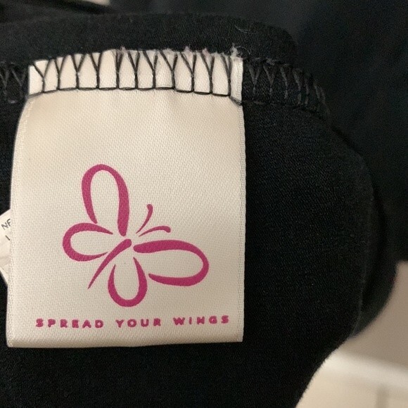 Spread Your Wings Woman’s maxi Dress with rushing on shoulder straps M - Picture 8 of 8